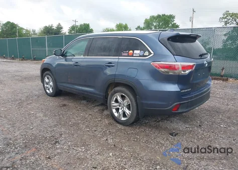 2014 Toyota Highlander Limited V6 из США, поврежденный, VIN 5TDDKRFHXES021214